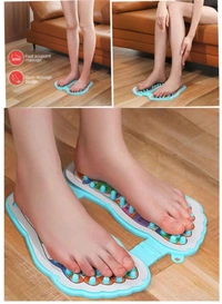 Foot Massager Pad Manual Massage Board for Heel & Feet Fatigue Plantar Fasciitis Pain Relief, Body Targeting Acupressure Chart