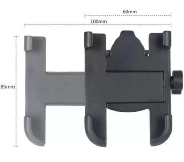 Universal Bike Mount Holder PLASTIC BODY 2.0 version 360 Degree Rotating Handlebar+MIRROR FITTING Body Cradle Stand for Bicycle, Motorcycle, Fits All Smartphones 