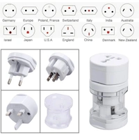 International Multipurpose Travel Adapter All in One US, AUS, UK, EU, NZ, Europe, North/South America & 150+ Countries (Pack of 1)