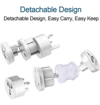 International Multipurpose Travel Adapter All in One US, AUS, UK, EU, NZ, Europe, North/South America & 150+ Countries (Pack of 1)