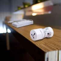International Multipurpose Travel Adapter All in One US, AUS, UK, EU, NZ, Europe, North/South America & 150+ Countries (Pack of 1)