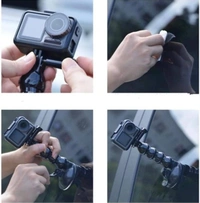 Universal Snake Suction Cup Phone Holder for Car Cup Holder Phone Mount with Expandable Base for Car Truck, Adjustable Cell Phone Holder Car,Compatible with iPhone Samsung All Phones