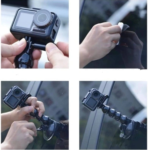 Universal Snake Suction Cup Phone Holder for Car Cup Holder Phone Mount with Expandable Base for Car Truck, Adjustable Cell Phone Holder Car,Compatible with iPhone Samsung All Phones