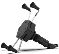 X Grip Handlebar Mount Smartphone Mobile Stand  for Motorbikes (Black)