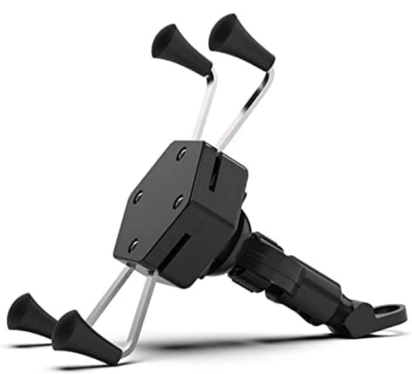X Grip Handlebar Mount Smartphone Mobile Stand  for Motorbikes (Black)