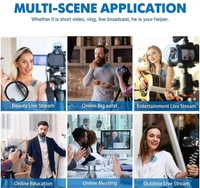 K8 Wireless Collar Mic for Type-C Android Cell Phone,Tablets & iPhone Supported Lavalier Microphone, Noise Reduction Lapel Mike -Shoots,Youtubers, Video Recording,Facebook,Live Stream