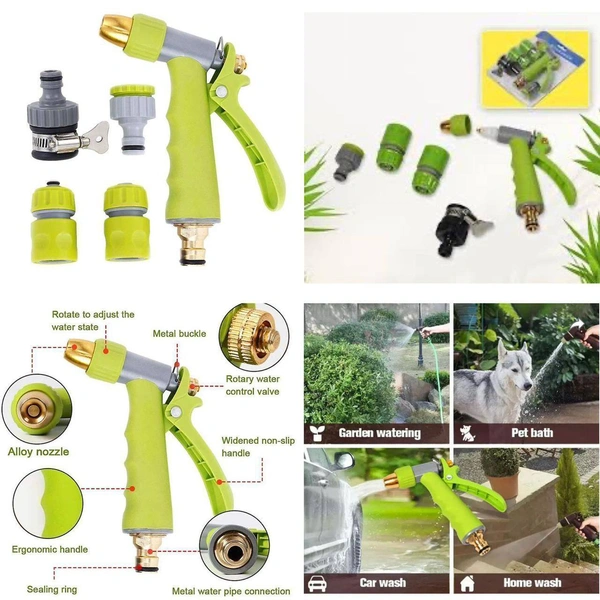 High Pressure Water Sprayer Gun, Water Sprayer Gun for Car Washing Cleaning Garden Watering Tool for Car Washing, Cleaning, Watering Lawn and Garden