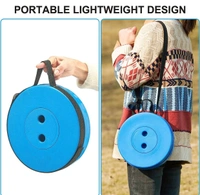 Foldable Stool with Load Capacity 400lbs,Portable Collapsible Stool Retractable Stool for Fishing,Hiking Tours,BBQ,Parties,Outdoor Activities