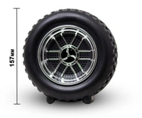 Tyre Portable Wireless Speaker with Loud Stereo Sound, Indoor, Outdoor Speakers with Bluetooth 4.2, 5H Playtime, 10m Bluetooth Range for Home, Party