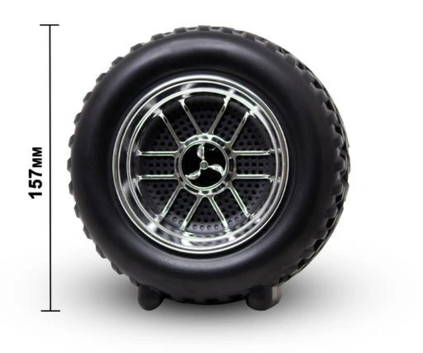 Tyre Portable Wireless Speaker with Loud Stereo Sound, Indoor, Outdoor Speakers with Bluetooth 4.2, 5H Playtime, 10m Bluetooth Range for Home, Party