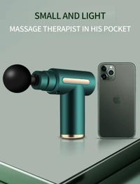 Massage Gun For Full Body Relaxation, Deep Tissue Percussion Massager Machine For Muscle Relaxation, Battery Powered&Handheld For Neck, Shoulder Back, Foot