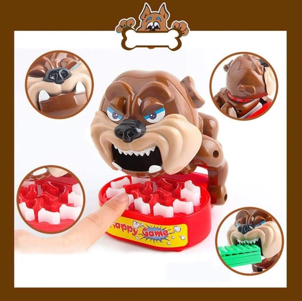 Bulldog Dentist Finger Snap Bite Fun Game Toy for Baby Children Kids Boys 3 4 5 6 Years Old Birthday Gift for Friend Brother Sister