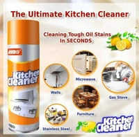 Multipurpose Bubble Foam Cleaner Spray Oil & Grease Stain Remover Chimney Cleaner Spray All Purpose Foam Degreaser Spray for Kitchen