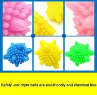 Washing Machine Solid Colorful Washer Balls Laundry Balls Washing Ball, Laundry Scrubbing Balls Tangle-Free for Washing Machine Detergent Bar Detergent Bar ( Pack Of 20 )