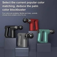 Handheld Deep Muscle Electric Massager Gun 4 Speed 4 Massager Head (Random)