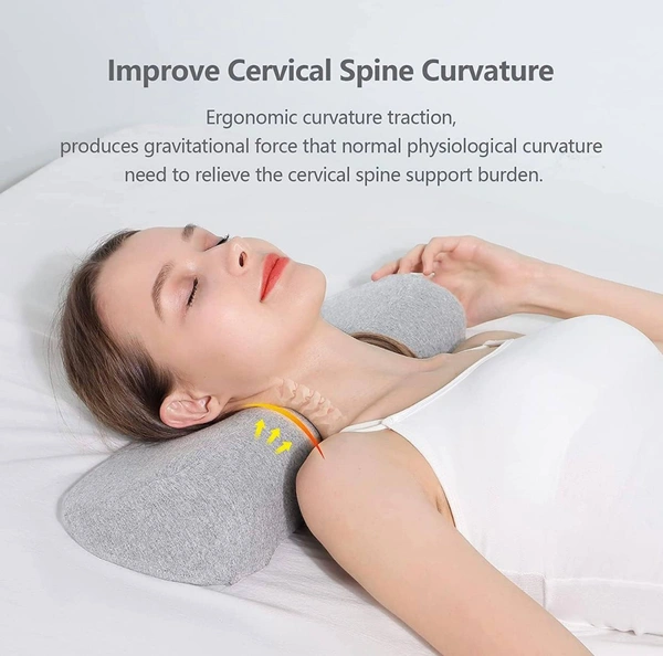Cervical Neck Pillows for Sleeping, Memory Foam Neck Pillow,Contour Orthopedic Cervical Neck Support Pillows for Neck and Shoulder Pain Relief Sleeping Bed Pillow Support