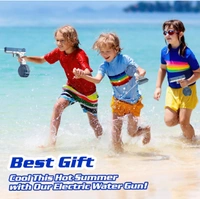 Electric Water Gun 32 Ft Range Automatic Water Gun 420Cc+58Cc Large Capacity Water Guns for Kids Ages 8-12 Squirt Guns for Adults Toy for Outdoor Summer Activities in Pool Party Beach