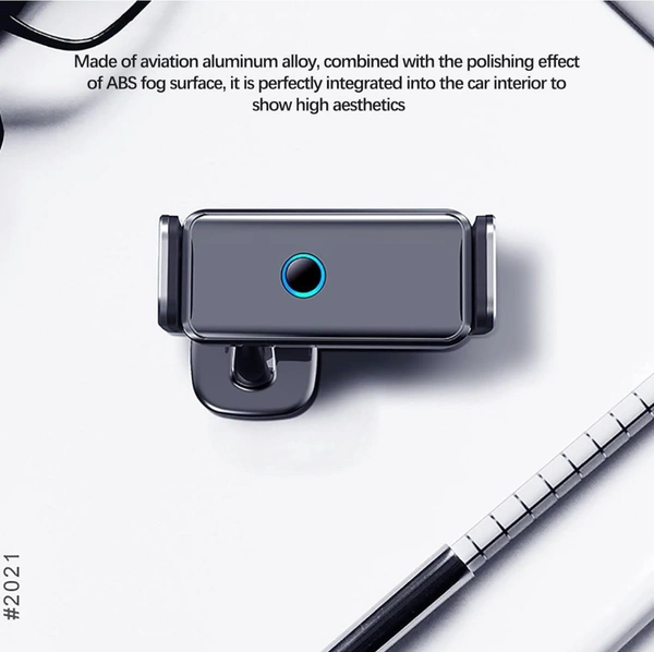 Car Phone Holder Mount, Phone Mount for Car, Air Vent Cell Phone Holder for Car Hands Free Easy Clamp Cradle in Vehicle Compatible with All Smartphones (Dashboard Stick Type)
