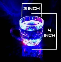 Color Changing Glass Cup Light Flashing Mug