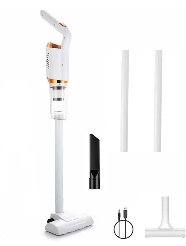 Powerful Portable Handheld Cordless Wireless Vacuum Cleaner for Car and Home | Dual Battery - 2000 mAH | Charge with USB | Rechargeable