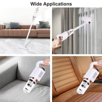 Powerful Portable Handheld Cordless Wireless Vacuum Cleaner for Car and Home | Dual Battery - 2000 mAH | Charge with USB | Rechargeable