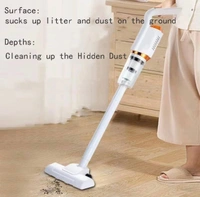 Powerful Portable Handheld Cordless Wireless Vacuum Cleaner for Car and Home | Dual Battery - 2000 mAH | Charge with USB | Rechargeable