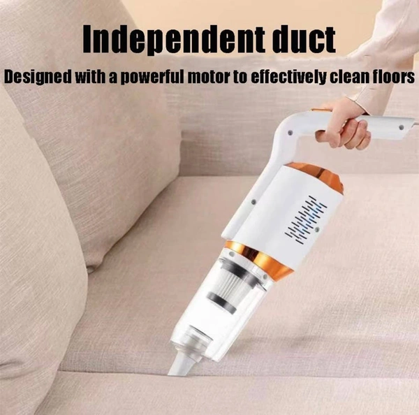 Powerful Portable Handheld Cordless Wireless Vacuum Cleaner for Car and Home | Dual Battery - 2000 mAH | Charge with USB | Rechargeable