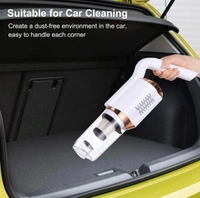 Powerful Portable Handheld Cordless Wireless Vacuum Cleaner for Car and Home | Dual Battery - 2000 mAH | Charge with USB | Rechargeable