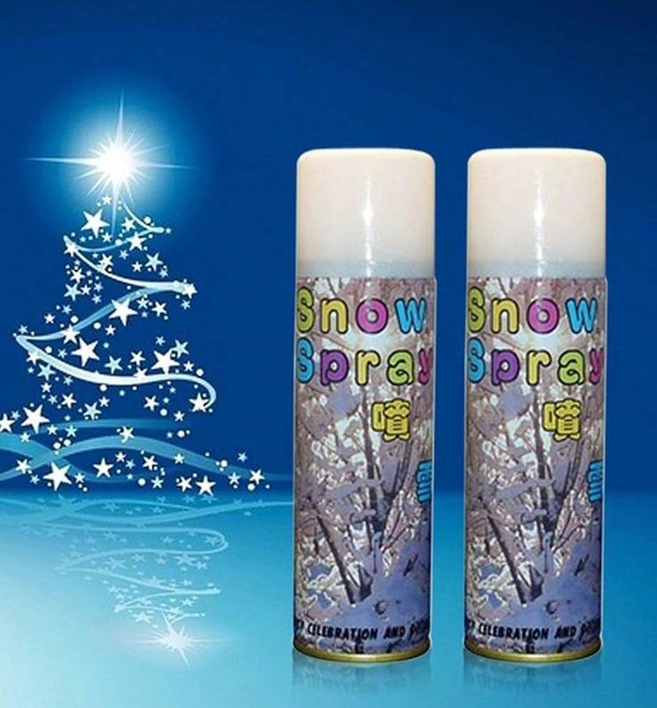 White Snow Decorative Party Spray ( Set Of 6pcs )