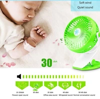 360 degree rotatable table clip fan mini fan usb cable fan (Random)