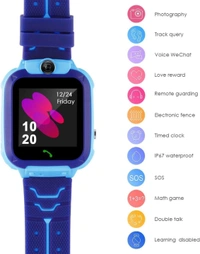 Kids Smart Watches, Waterproof LBS Tracker Phone Call for Boys Girls Anti-Lost SOS for Kids Gift，Kids Cell Phone，Smart Watch，Track Phone，Watch for Girls，Cell Phone for Kids