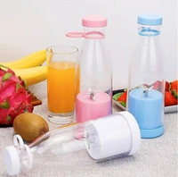 Portable Smoothie Blender, Fresh Juice Personal Blender, 420ml Lightweight USB Cordless Portable Stainless Steel Kitchen Tools (Random) 