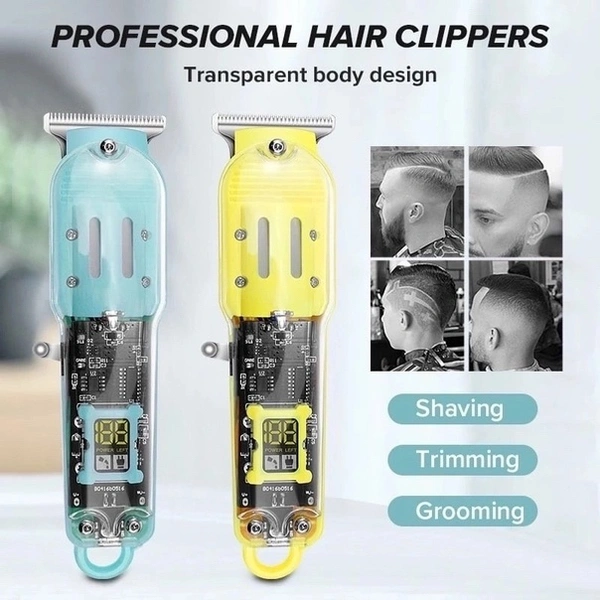 Professional Trimmer Hair Clipper Fine Grinding Powerful Motor Electric Hair Clipper Stainless Steel Blade Shaving Home