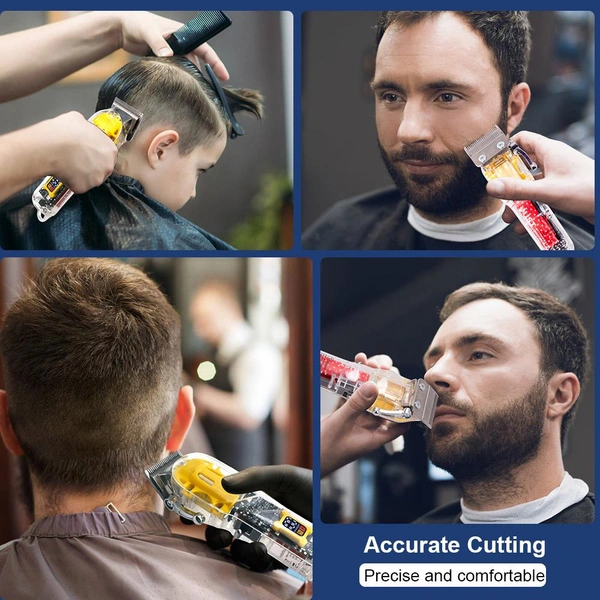 Professional Trimmer , Hair Clipper Fine Grinding Powerful Motor Electric Hair Clipper Stainless Steel Blade Shaving Home Use