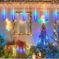 New arrival meteor garden string light 50 cm 8 tubes 