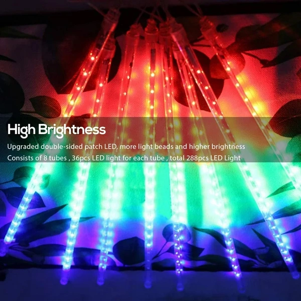 New arrival meteor garden string light 50 cm 8 tubes 