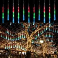 New arrival meteor garden string light 50 cm 8 tubes 
