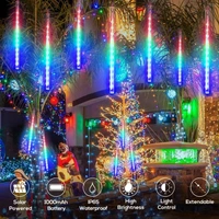 New arrival meteor garden string light 50 cm 8 tubes 
