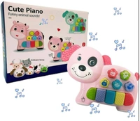 Cute Piano Funny Animal Sound, Dog Character Musical & Light and Multiple Mode Toy for Kids Girl, Boys Age 3 Year +
