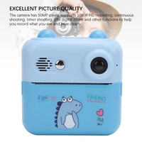 Instant Digital Camera for Kids with Print Paper, Child Video Camcorder