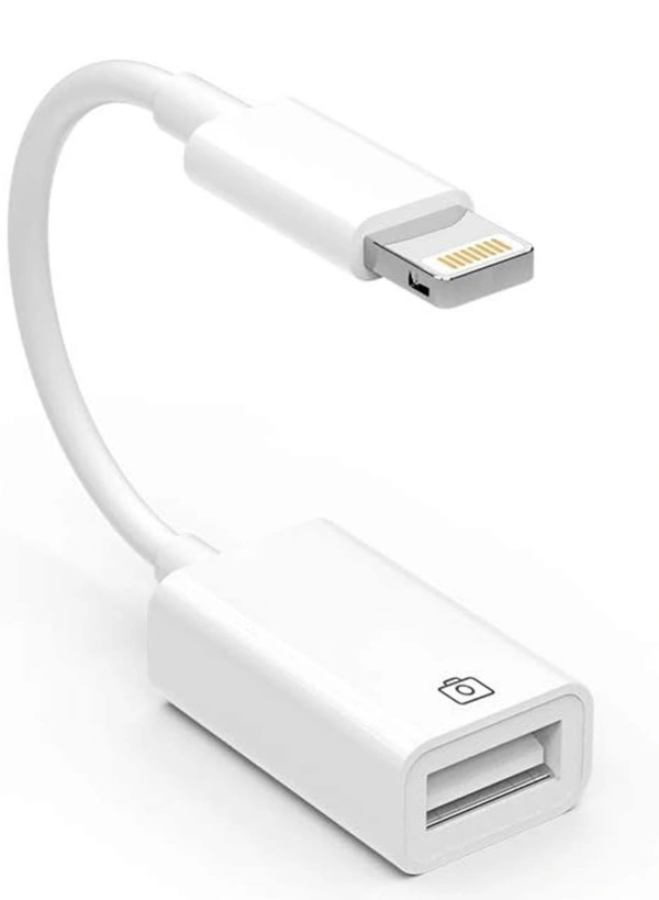 Lightning Male to USB Female Adapter OTG Cable for Apple iPhone 11 12 Mini max pro xs xr x se2 7 8plus Ipad air3 A Camera Memory Stick Connector Keyboard and Mouse Flash Drive Connection Kit Splitter