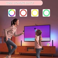 K12 Speaker Machine Bluetooth-Compatible Wireless Karaoke Mic Speaker Multi-Compatibility Modes, RGB Lights | Party POP Bluetooth Speaker with Mic, Koroke Mike