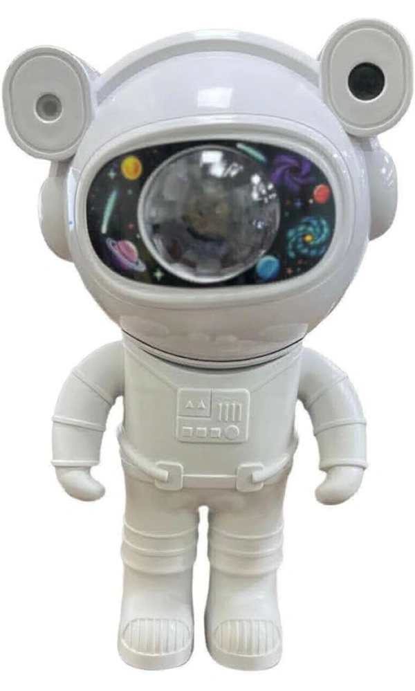 Astronaut Galaxy Projector with Remote Control And Bluetooth Speaker - 360° Adjustable Timer Kids Astronaut Nebula Night Light, for Gifts,Baby Adults Bedroom, Gaming Room, Home and Party (Corded Electric) 