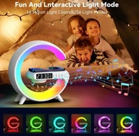 G Speaker Study Lamp: Discover The Future of Lighting with Bluetooth Connectivity, Wireless Fast Charging, and Captivating Multicolor RGB Light