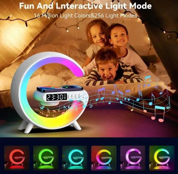 G Speaker Study Lamp: Discover The Future of Lighting with Bluetooth Connectivity, Wireless Fast Charging, and Captivating Multicolor RGB Light