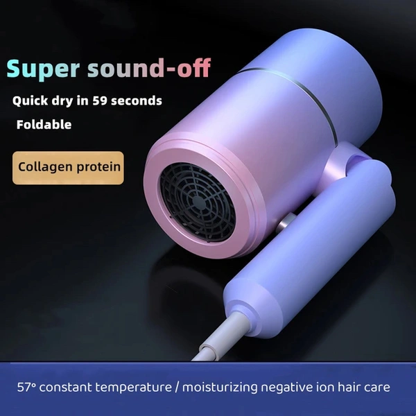 Hot Selling Hair Dryer High-power Blue Light Constant Temperature Negative Ion Ultra-quiet Hot and Cold Wind Hair Dryer