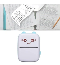 Pocket Printer, Mini Photo Printer, 200DPI Resolution,Ergonomic Design, Print Any Text, Pictures, Memos, Blessings