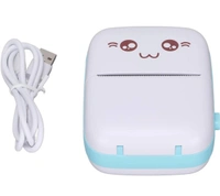 Pocket Printer, Mini Photo Printer, 200DPI Resolution,Ergonomic Design, Print Any Text, Pictures, Memos, Blessings