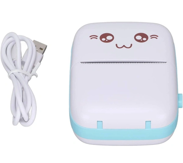 Pocket Printer, Mini Photo Printer, 200DPI Resolution,Ergonomic Design, Print Any Text, Pictures, Memos, Blessings