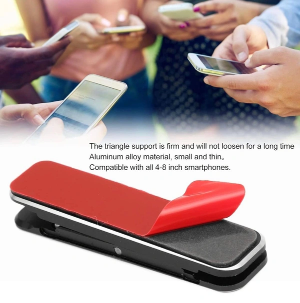 Cell Phone Stand W Shape Adjustable Cell Phone Holder Adhesive Phone Holder Multi Angle Bracket for 4 to 8 inch Smartphones( PLASTIC) ( Set Of 3pcs )